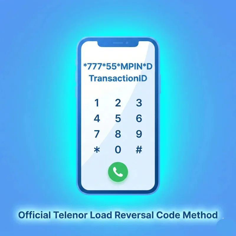 Method 1 Use the Official Telenor Load Reversal Code 2026 2